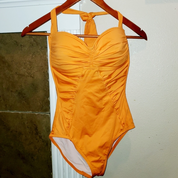Tommy Bahama Other - Tommy Bahama Ruched Halter Bathing Swim Suit NWOT!